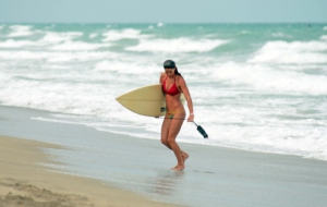 Girl In Bikini Background